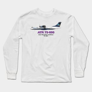 Avions de Transport Régional 72-600 - Azul Brazilian Airlines Long Sleeve T-Shirt